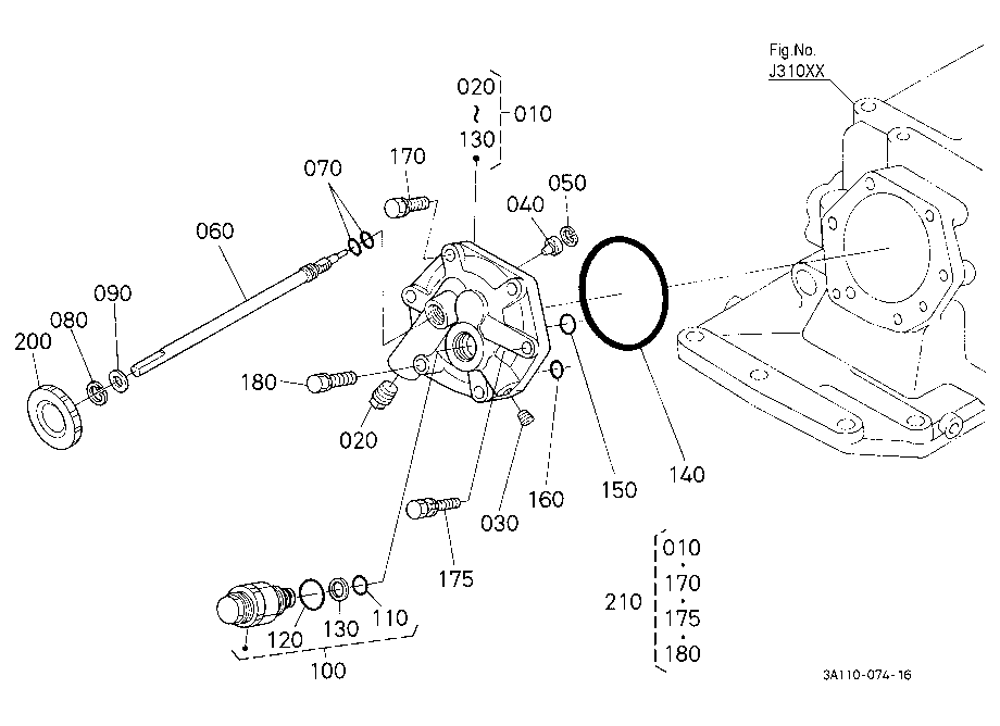 Hydraulic Cylinder Cover [Rops Type]