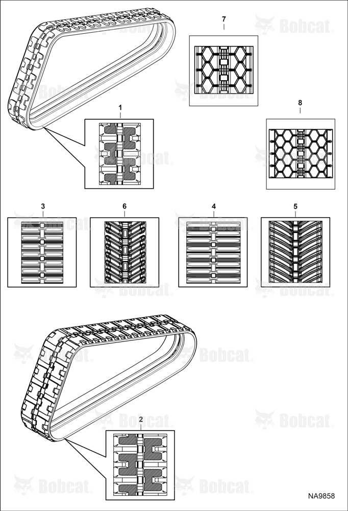 Tracks (Rubber)