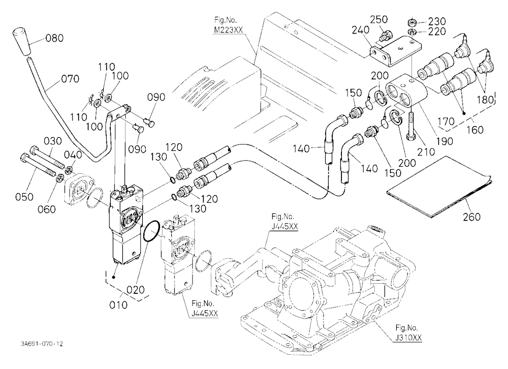 Auxiliary Control Valve Kit (Scd) [Rops Type] [Opt