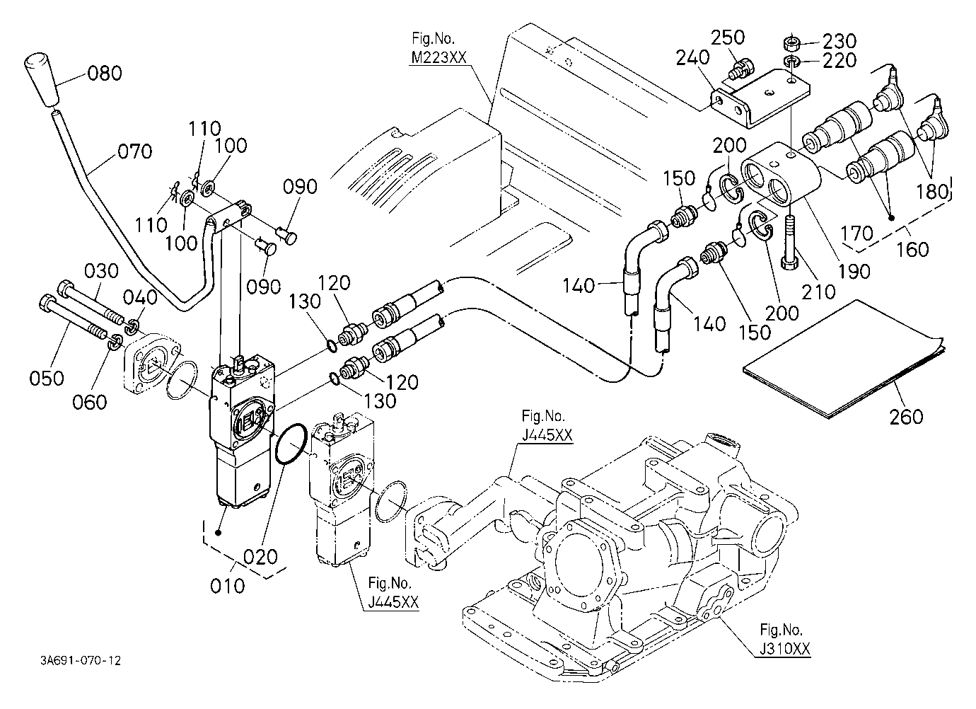Auxiliary Control Valve Kit (Scd) [Rops Type] [Opt