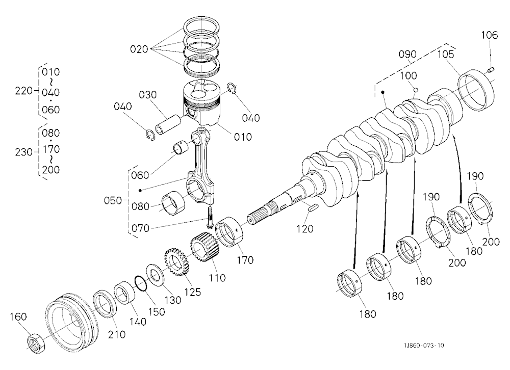Piston And Crankshaft