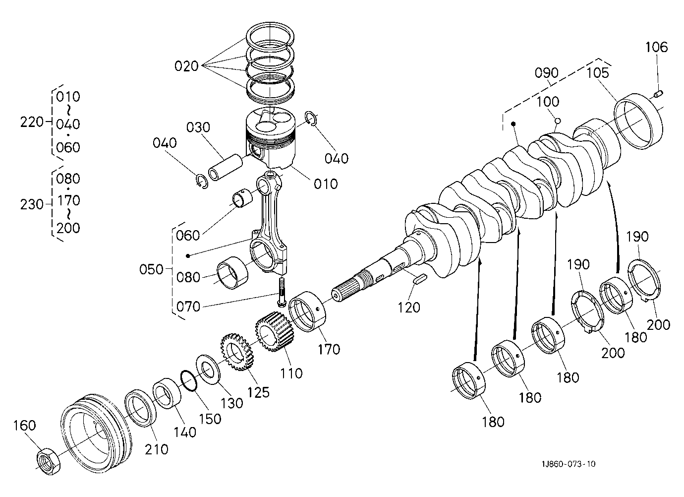Piston And Crankshaft