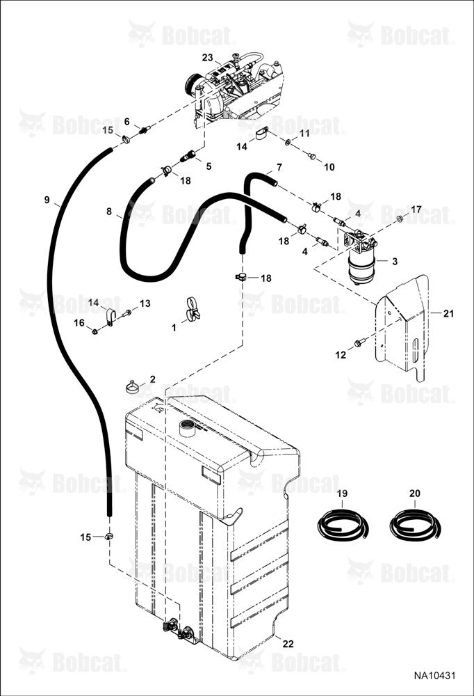 Engine & Attaching Parts (Fuel Delivery System)