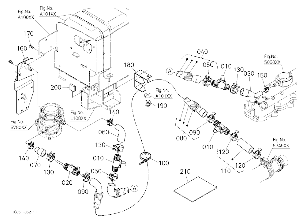 Heater Kit (Heater/Pipe) (W/G No.Mx6812) [Option]