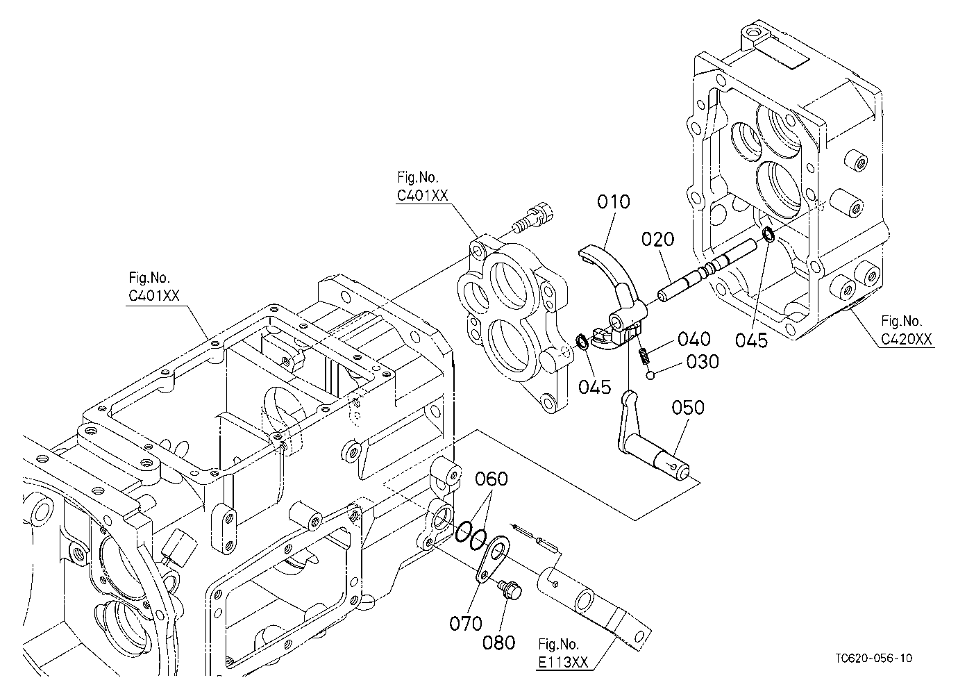 Shuttle Shift Fork