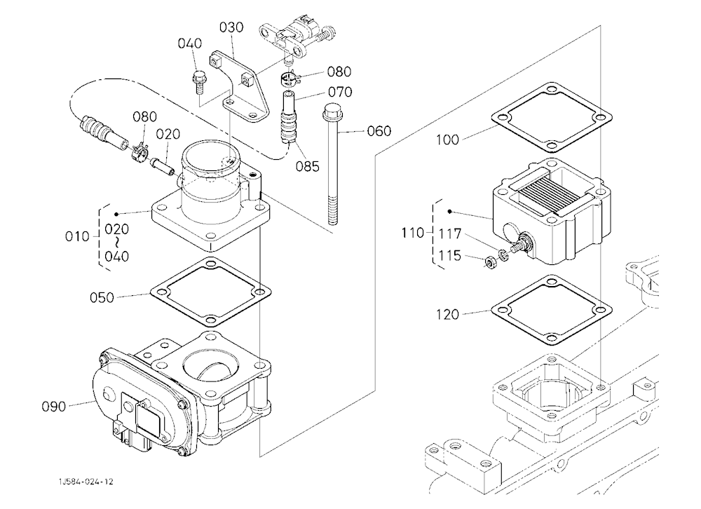 Air Cleaner Flange And Throttle Valve