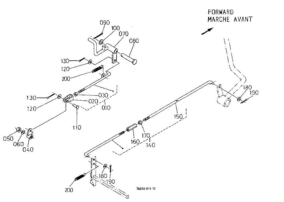 Diff.Lock/Clutch Rod
