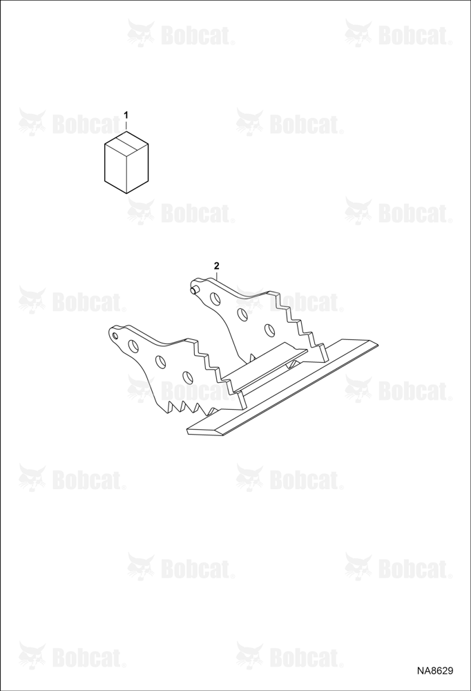 Clamp (Grading Tool) B39P00101 & Above