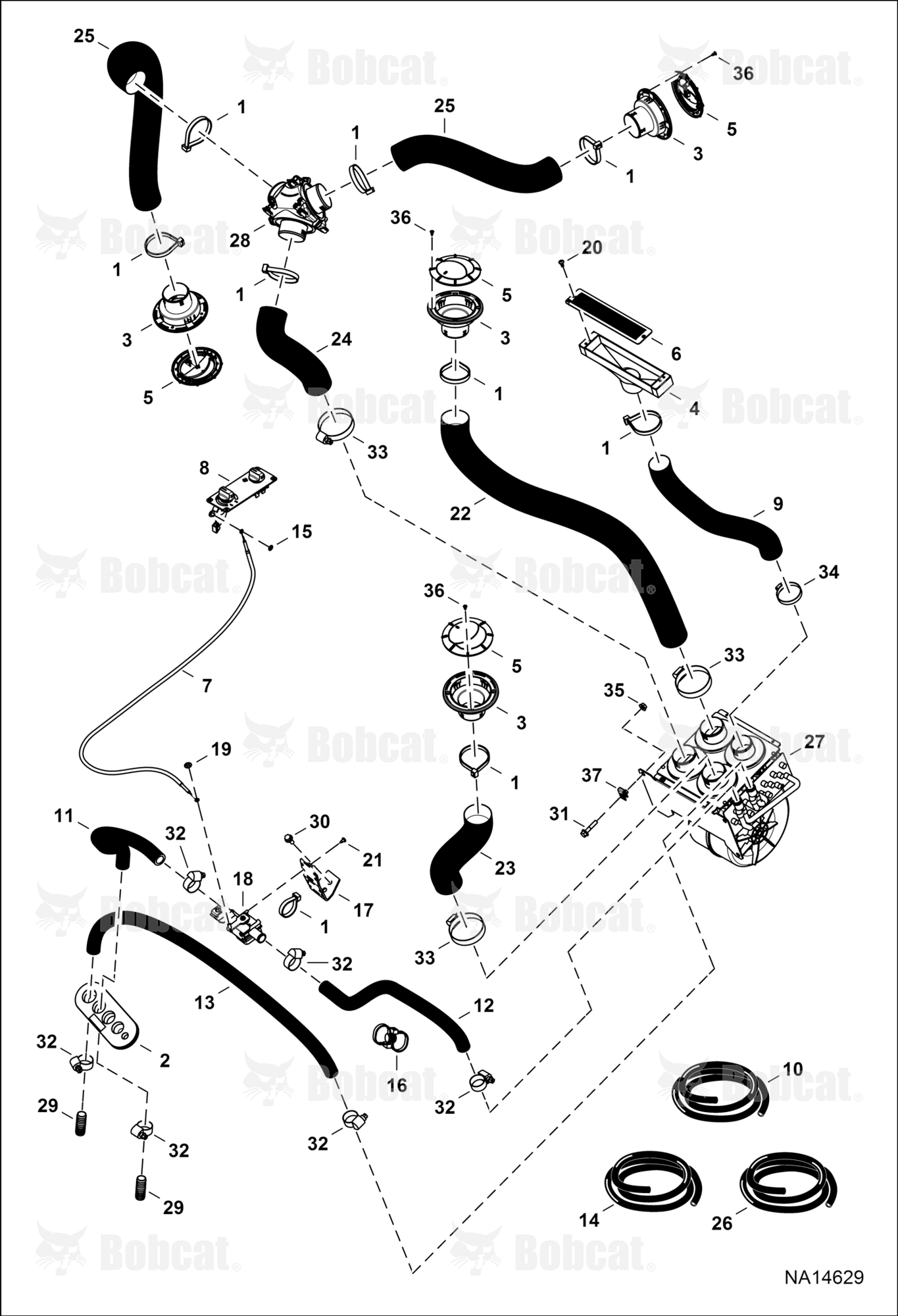 Heating & Cooling (Heat Only)  B3GN14050 & Above, B3GP14000 & Above