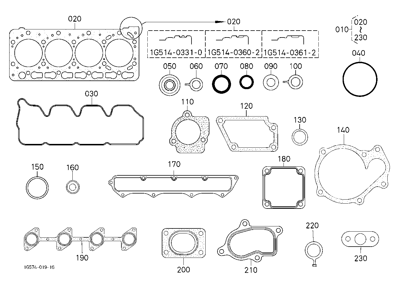 Upper Gasket Kit