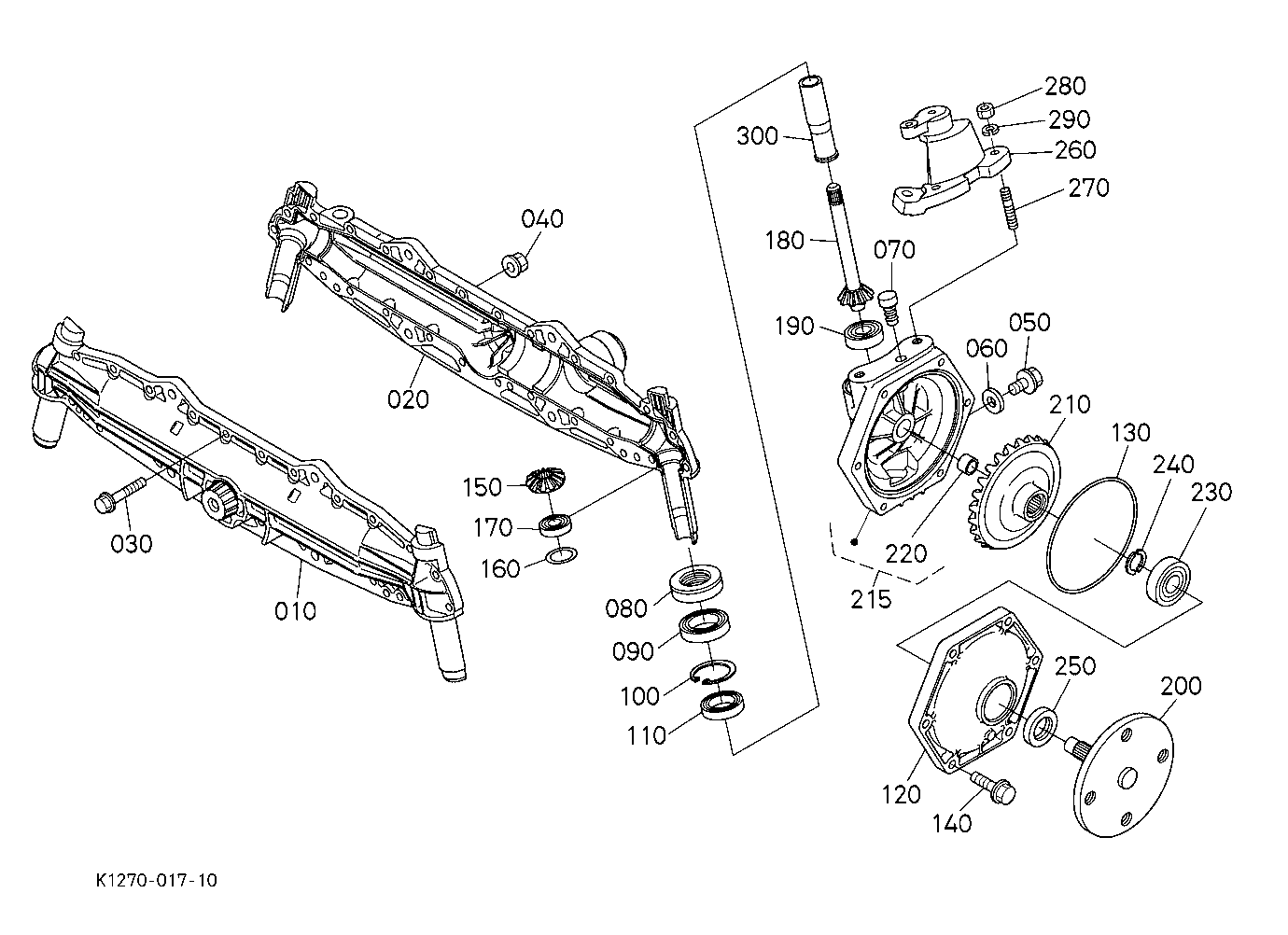 Front Axle Left Hand