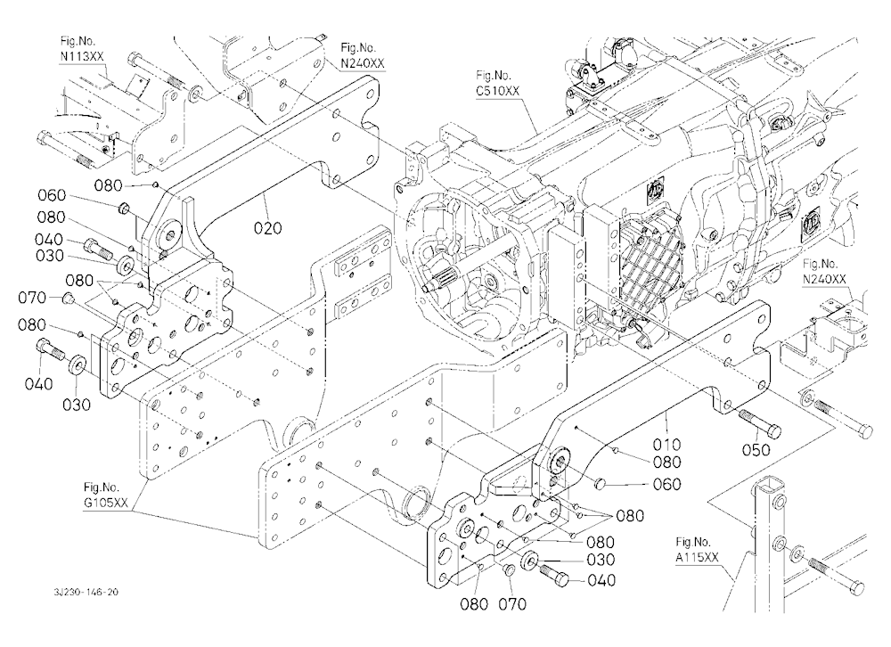 Front Loader Frame [With Loader Equipment]