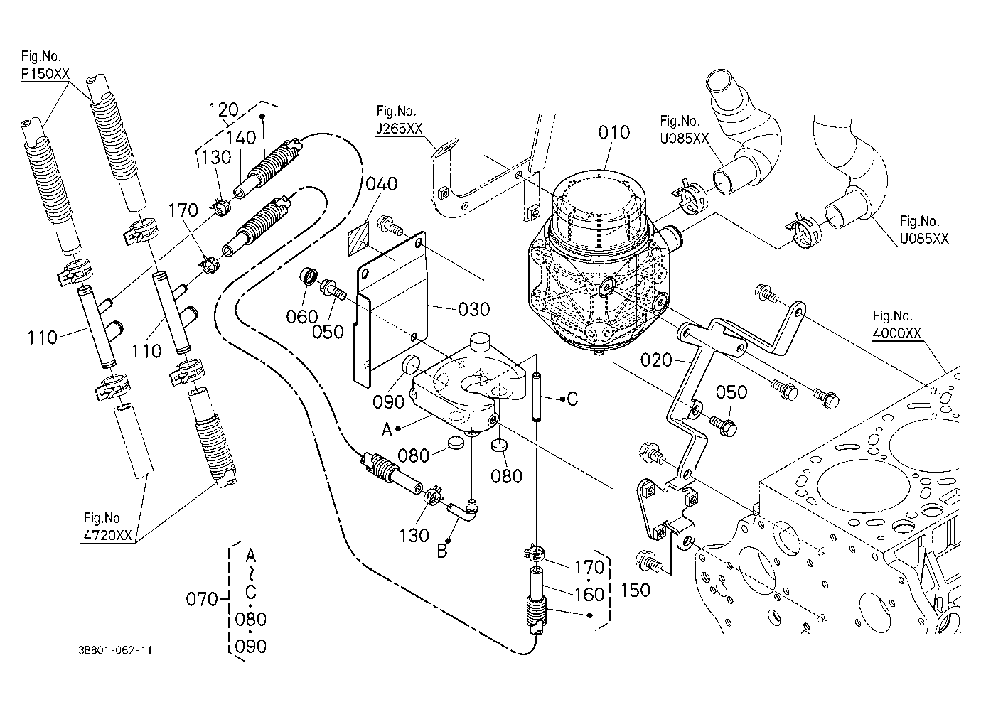 Heater Kit (Oil Separator) (W/G No.M3170) [Option]