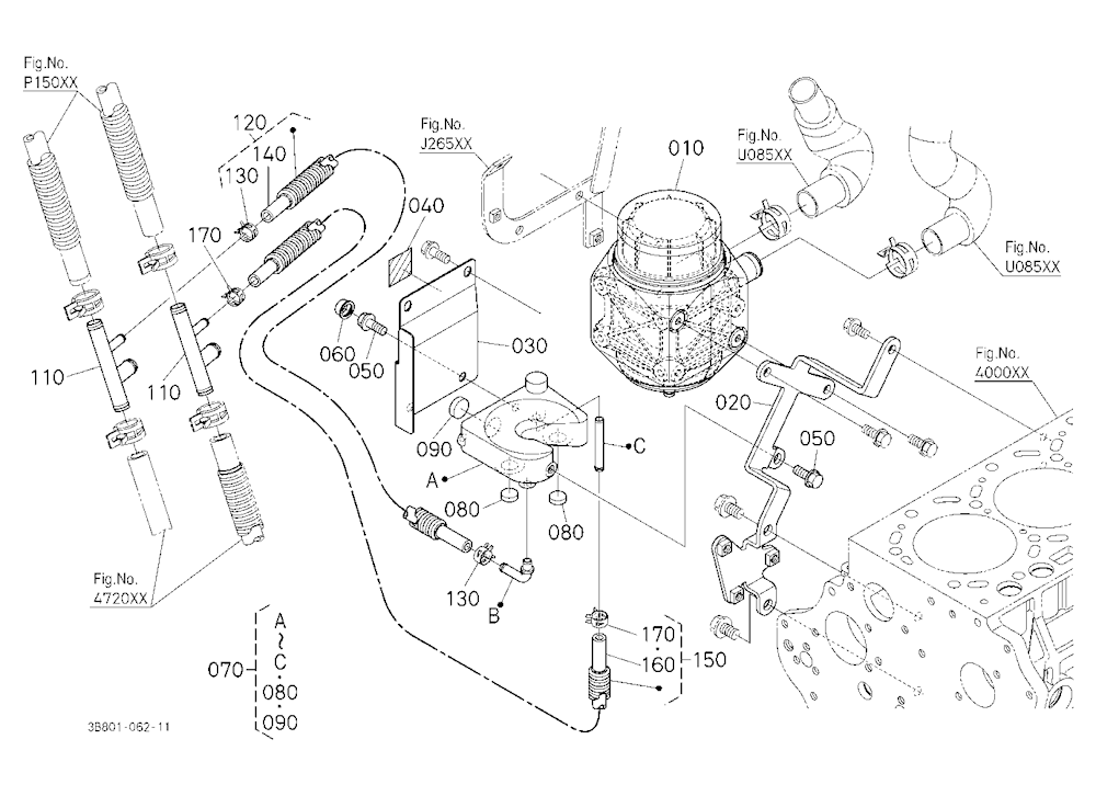 Heater Kit (Oil Separator) (W/G No.M3170) [Option]