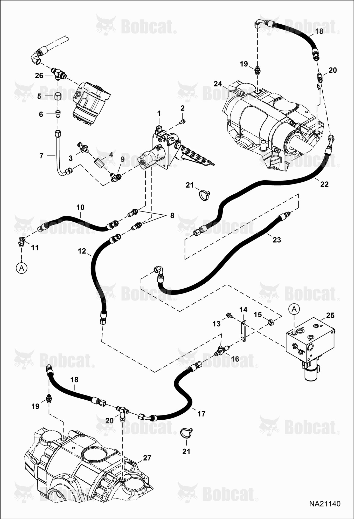 Hydraulic Circuitry (Brake System) (W/O Trailer Brakes)