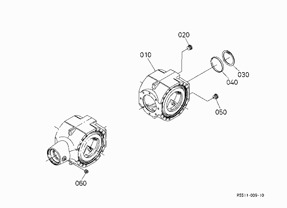FRONT AXLE (CENTRAL HOUSING)