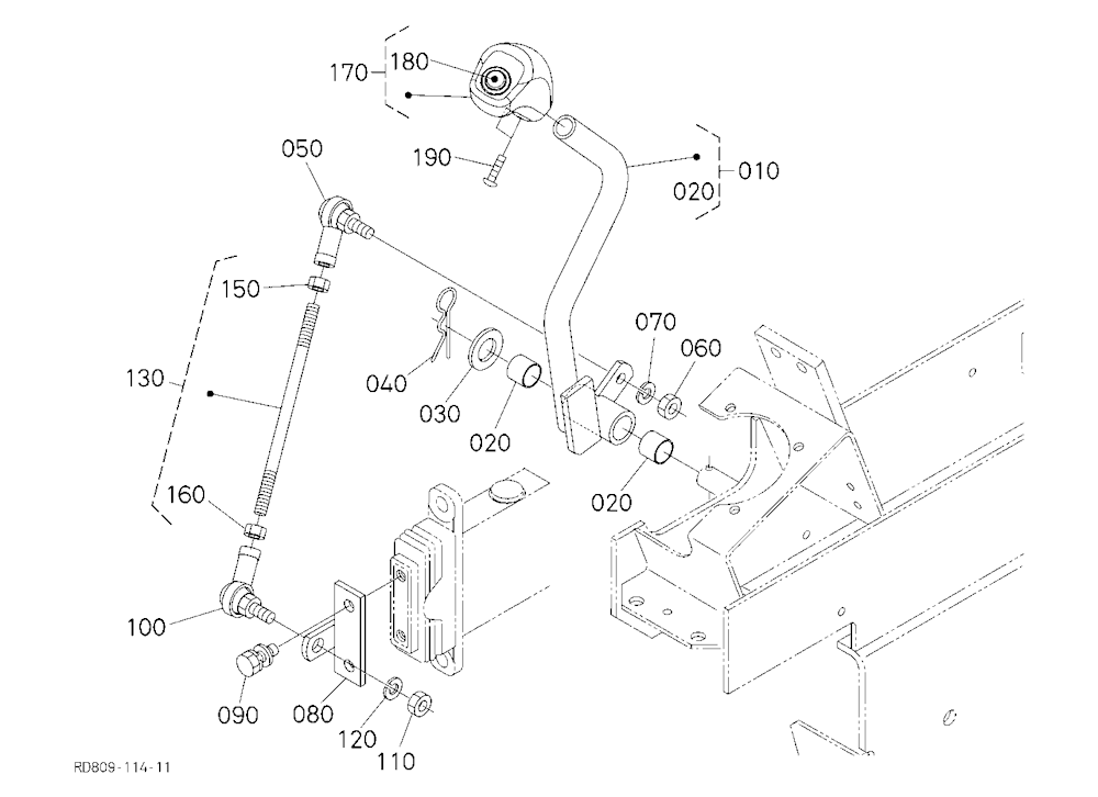 Control Lever (Blade) [Except Angle Blade Type]
