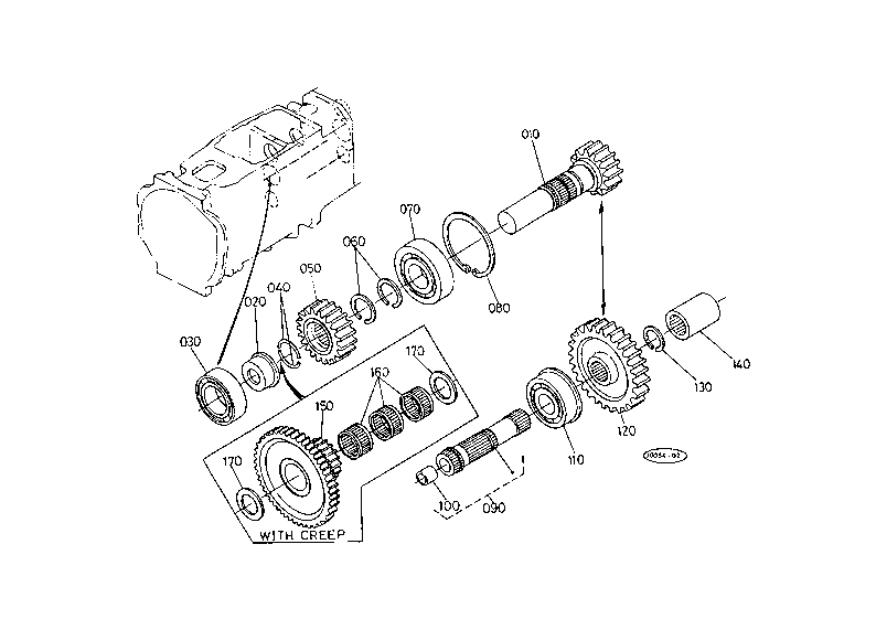 Pto Countershaft 2 [With Dual Clutch]