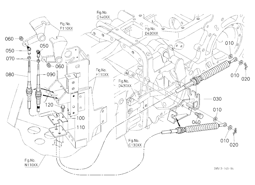 Range Gear Shift Cable