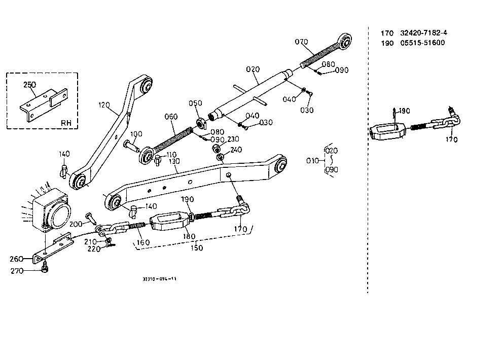 3-Point Linkage 1 (Lower Link And Top Link) [Au]