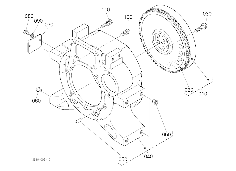 Flywheel [D1803-M-E3-Lb1/D1803-M-E3-Lb2]