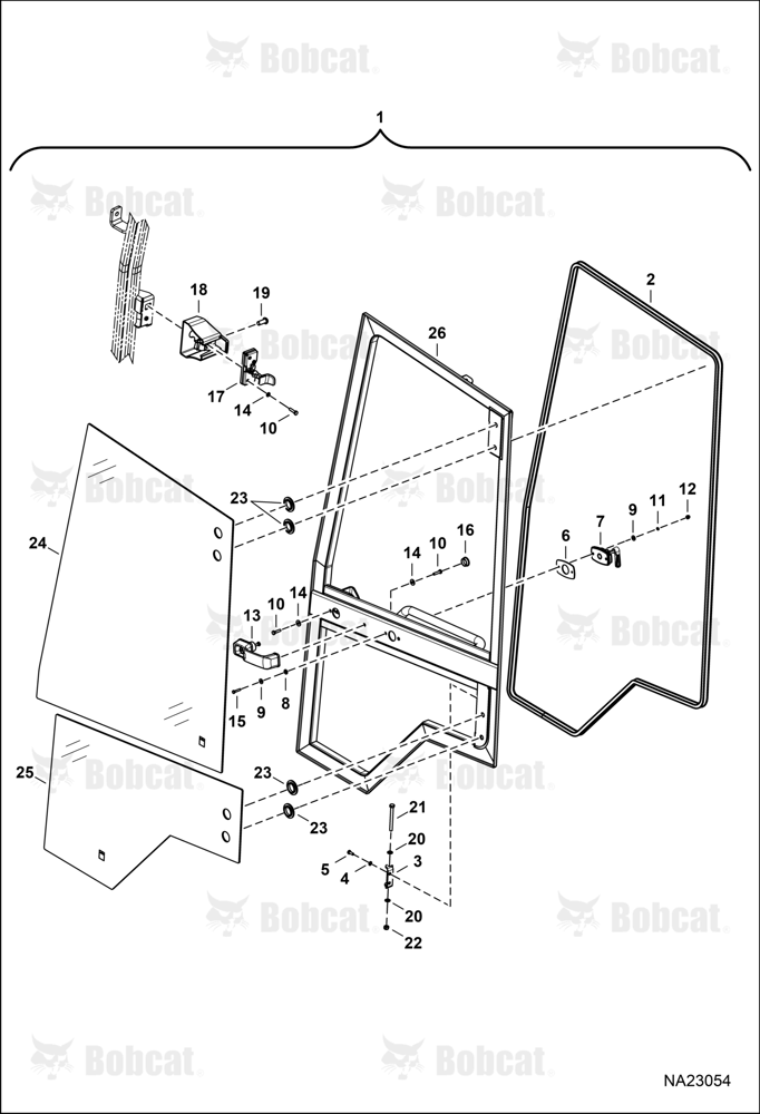 Operator CAB (LH Door Assembly)