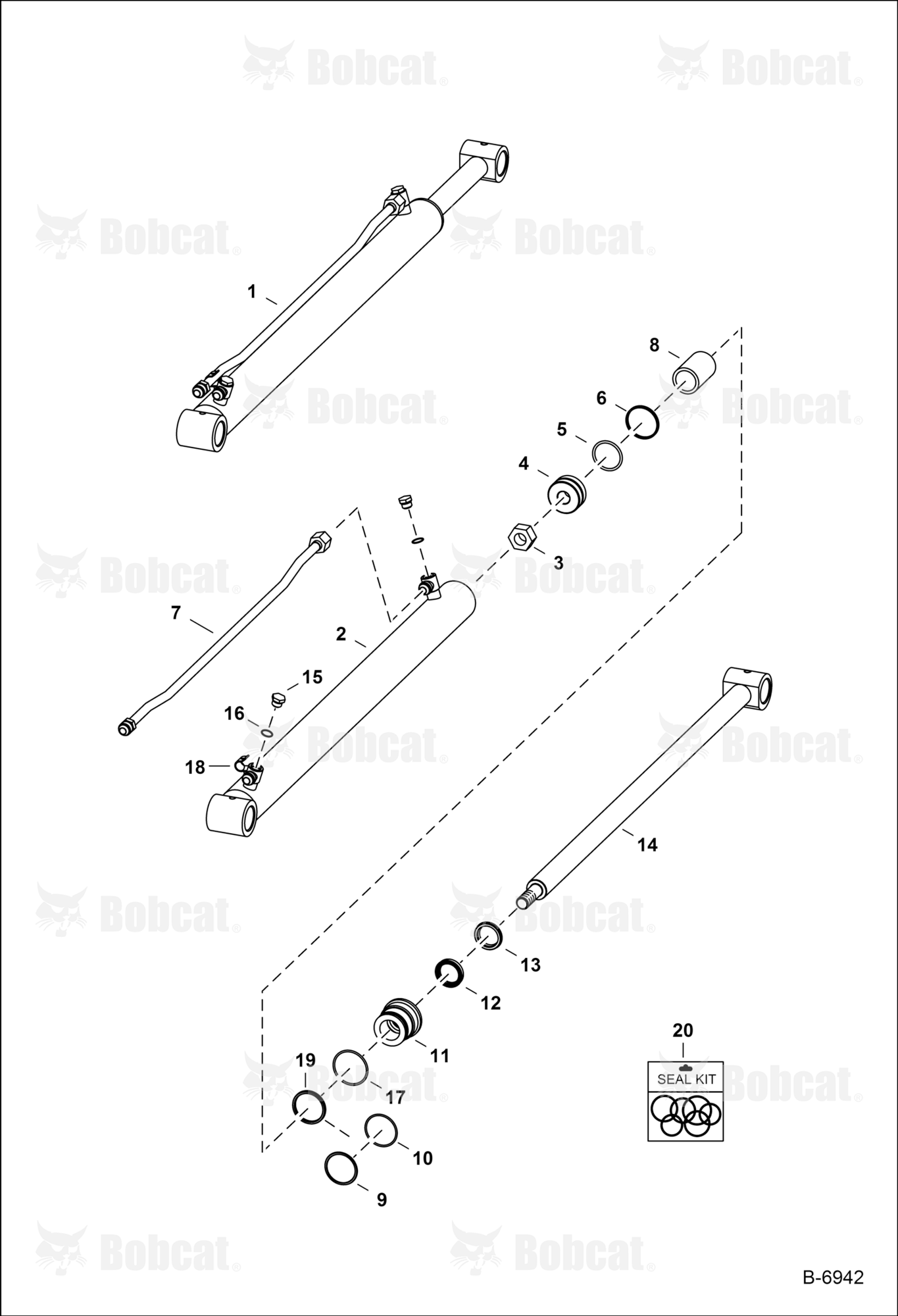 Lift Cylinder (W/Replaceable Tube)