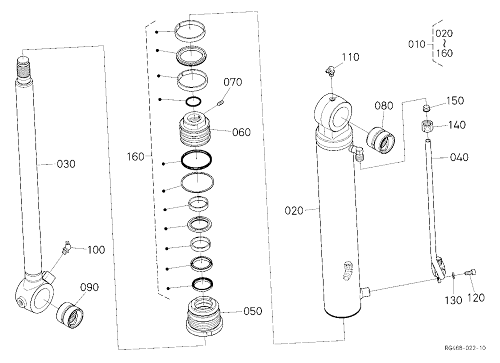 Bucket Cylinder [Component Parts] [Ca]