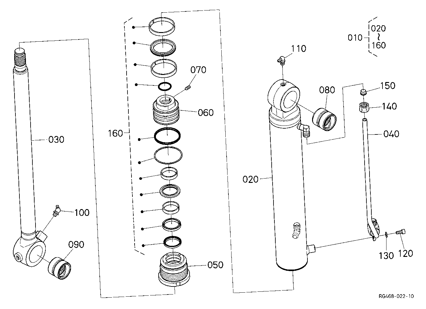 Bucket Cylinder [Component Parts] [Ca]