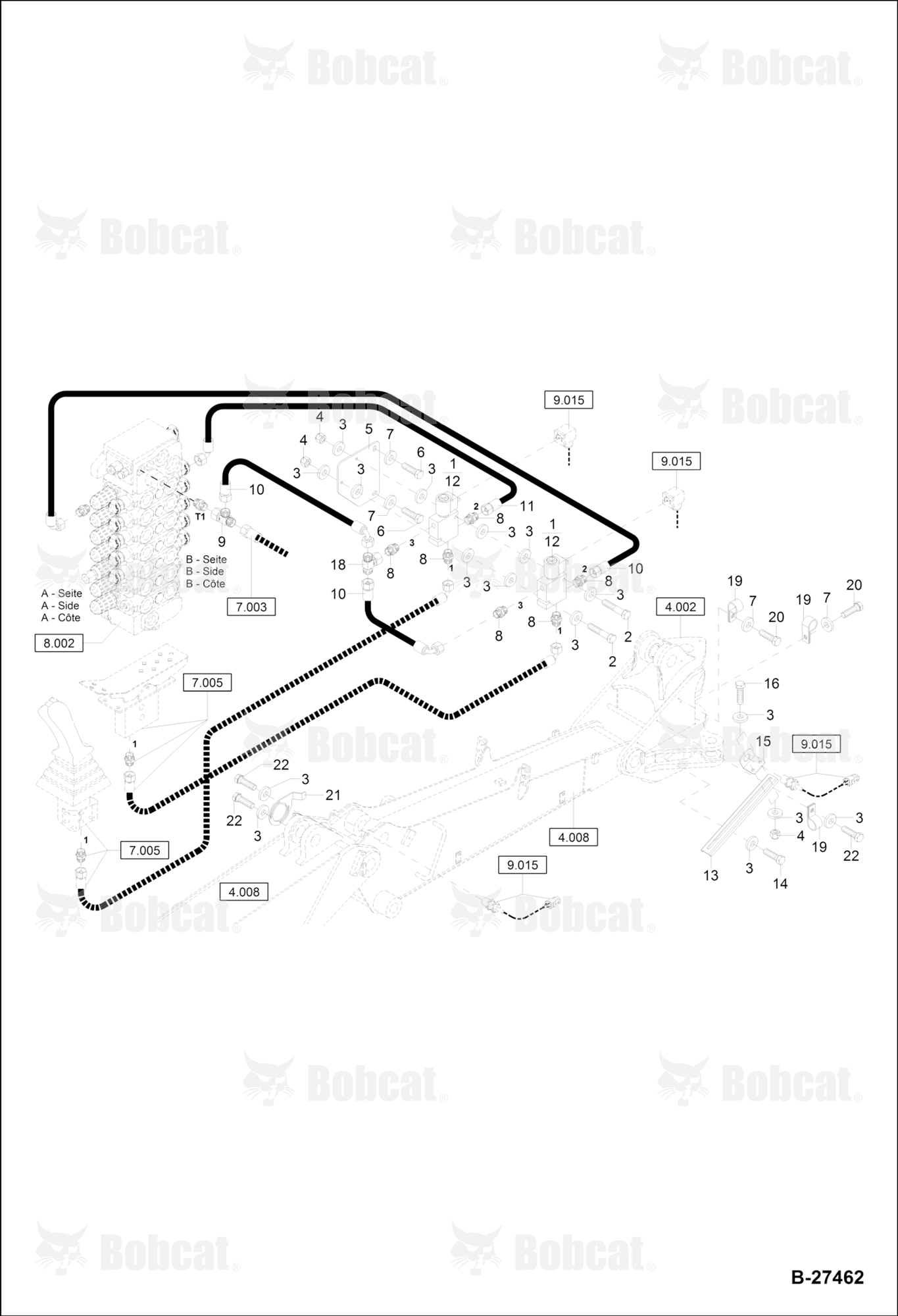 Hydraulic Installation - Boom Hight Limitation (Circular Boom - New Version)