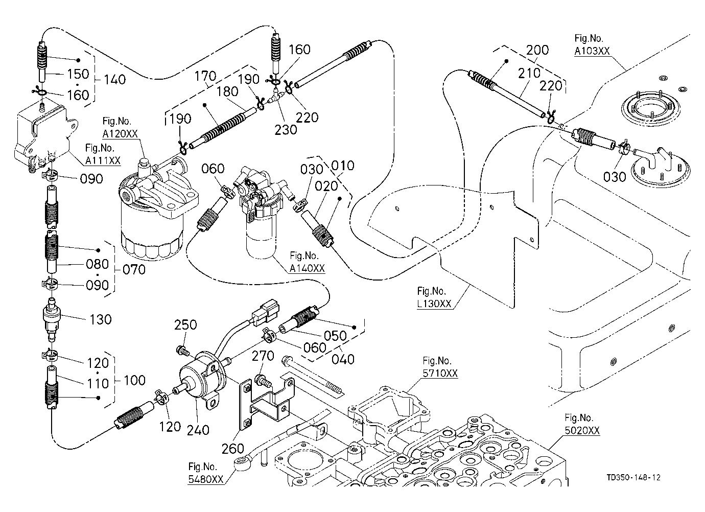 Fuel Pipe (Separator/Fuel Pump)