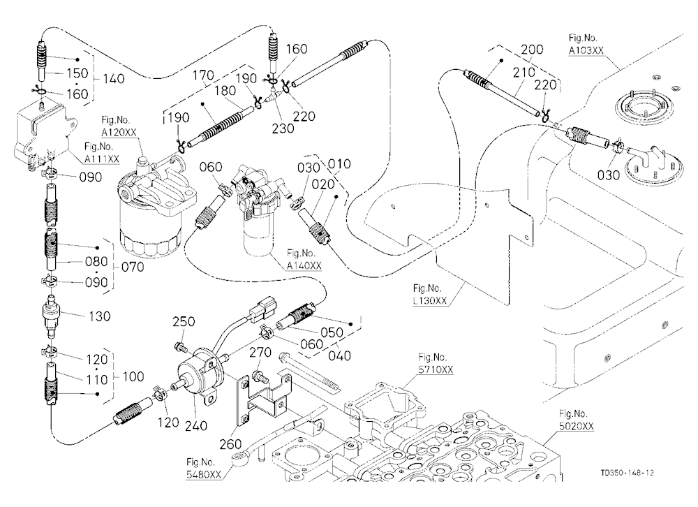 Fuel Pipe (Separator/Fuel Pump)