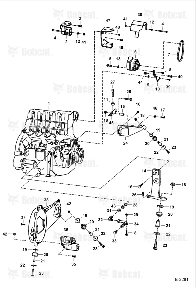 Engine & Attaching Parts (Engine Mounts)
