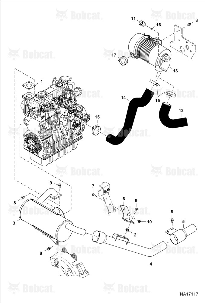 Engine & Attaching Parts (Exhaust & Intake)