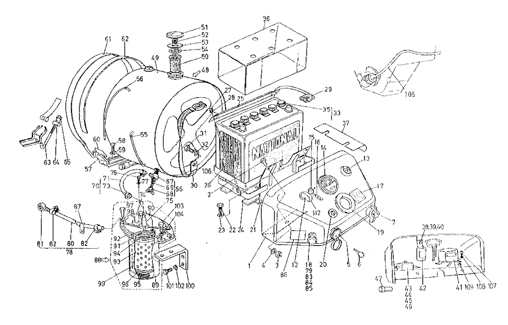 Instrument Panel And Tank