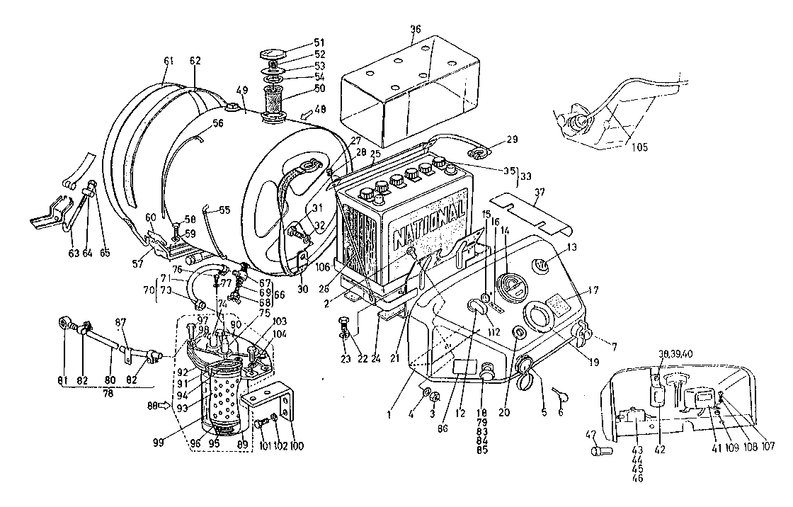 Instrument Panel And Tank