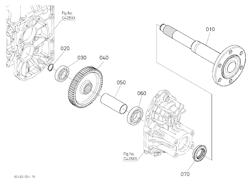Rear Axle Lh