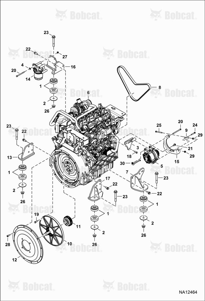 Engine & Attaching Parts (Engine Mounts)