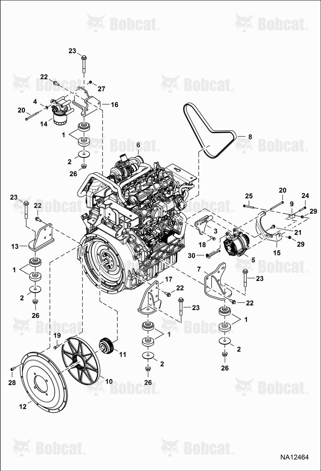 Engine & Attaching Parts (Engine Mounts)