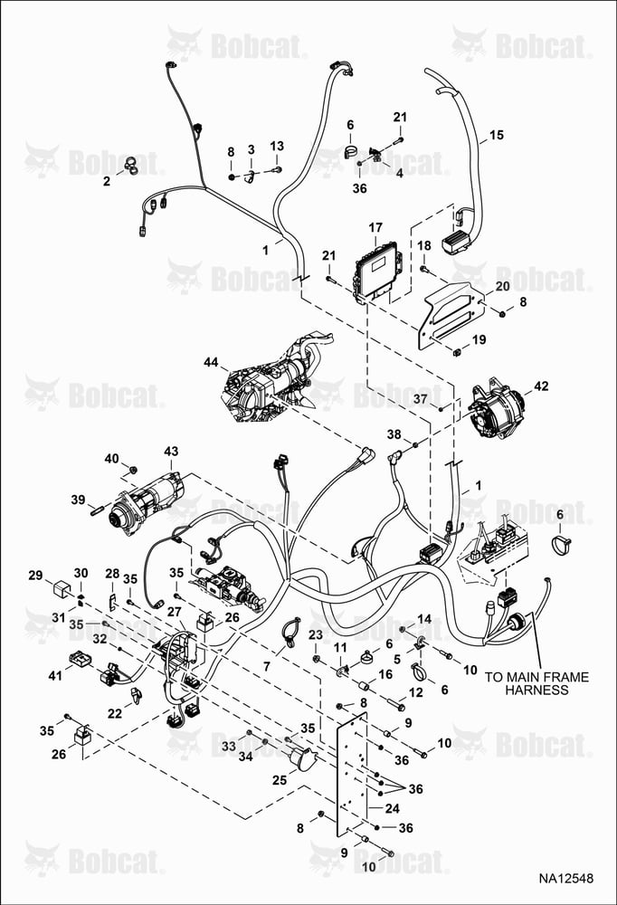 Engine Electrical Circuitry (Harness)