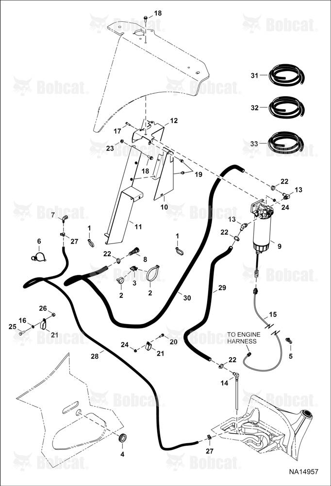 Engine & Attaching Parts (Fuel Delivery System)
