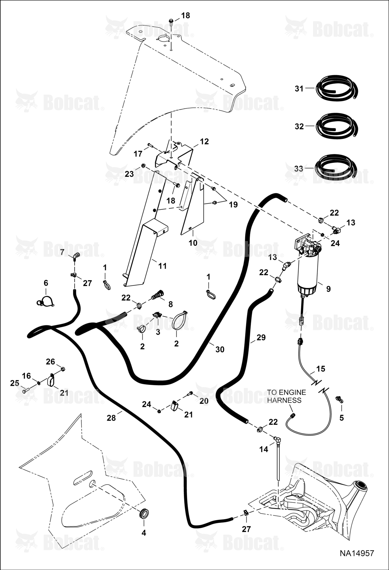 Engine & Attaching Parts (Fuel Delivery System)