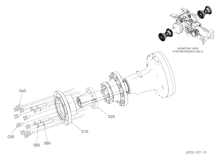 Hub Assembly - Dual (Small Inner-Small Outer) - Ra