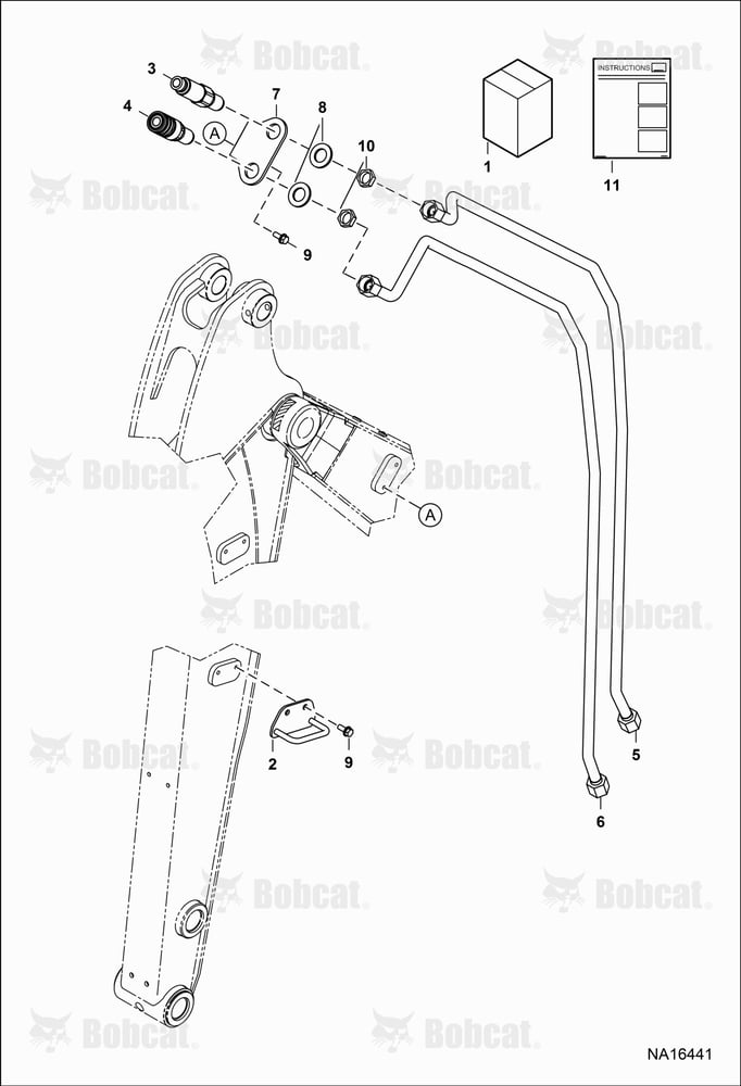 Hydraulic Auxiliary Kit (First)(Boom)