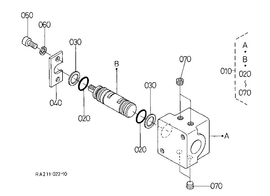 Change Valve [Component Parts] [Kx41-2V]