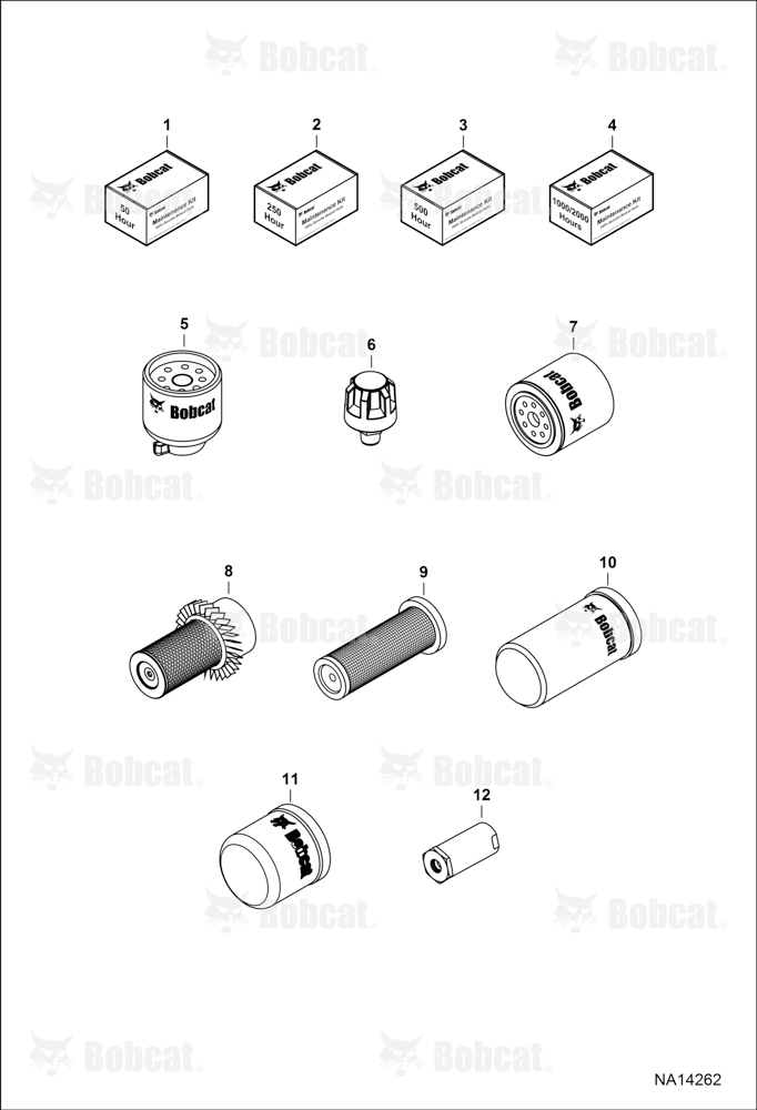 Maintenance Items (Scheduled Maintenance) (Spin-On Cooling Fan Filter) A3L111001 - A3L129999