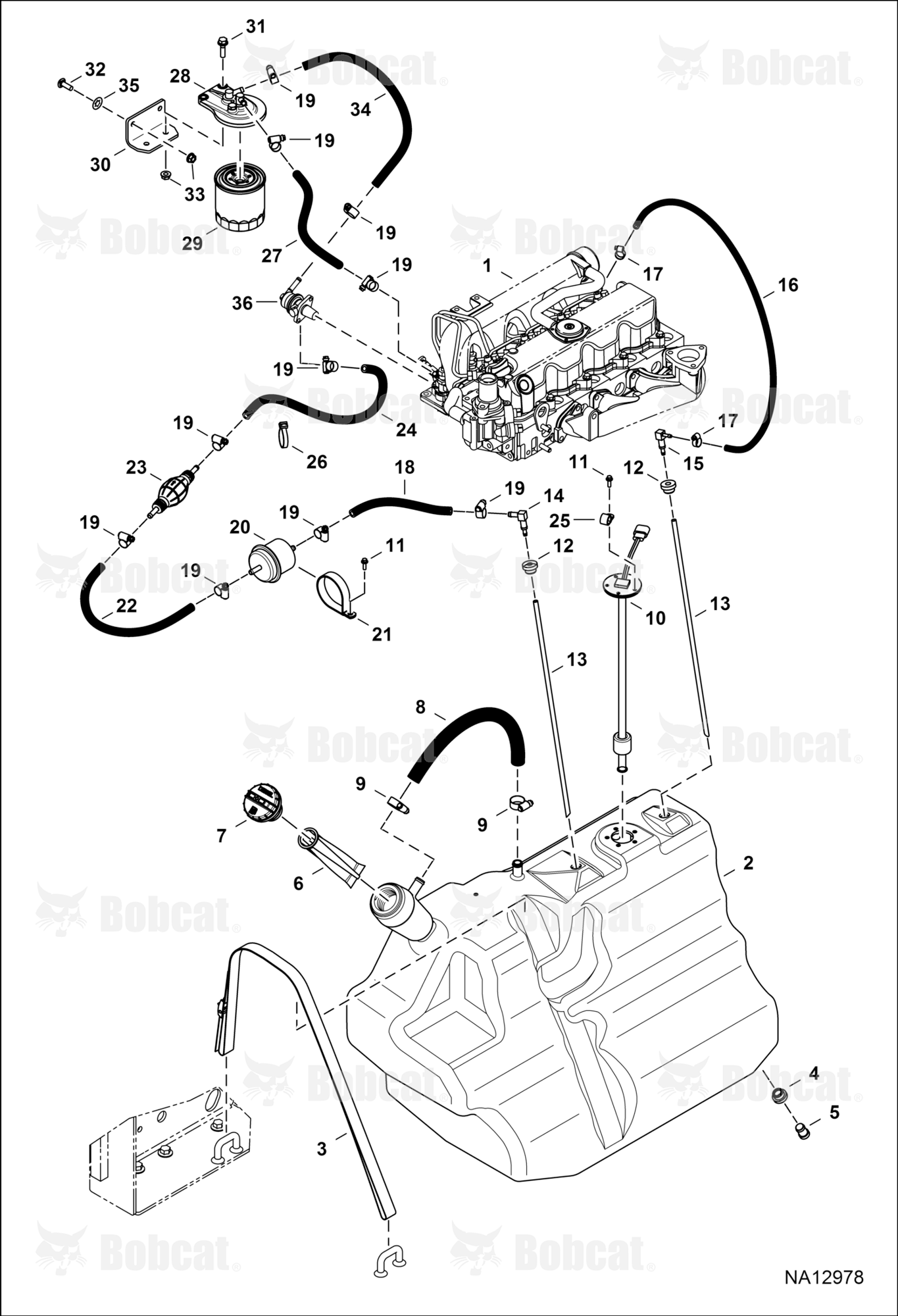 Engine & Attaching Parts (Fuel System)