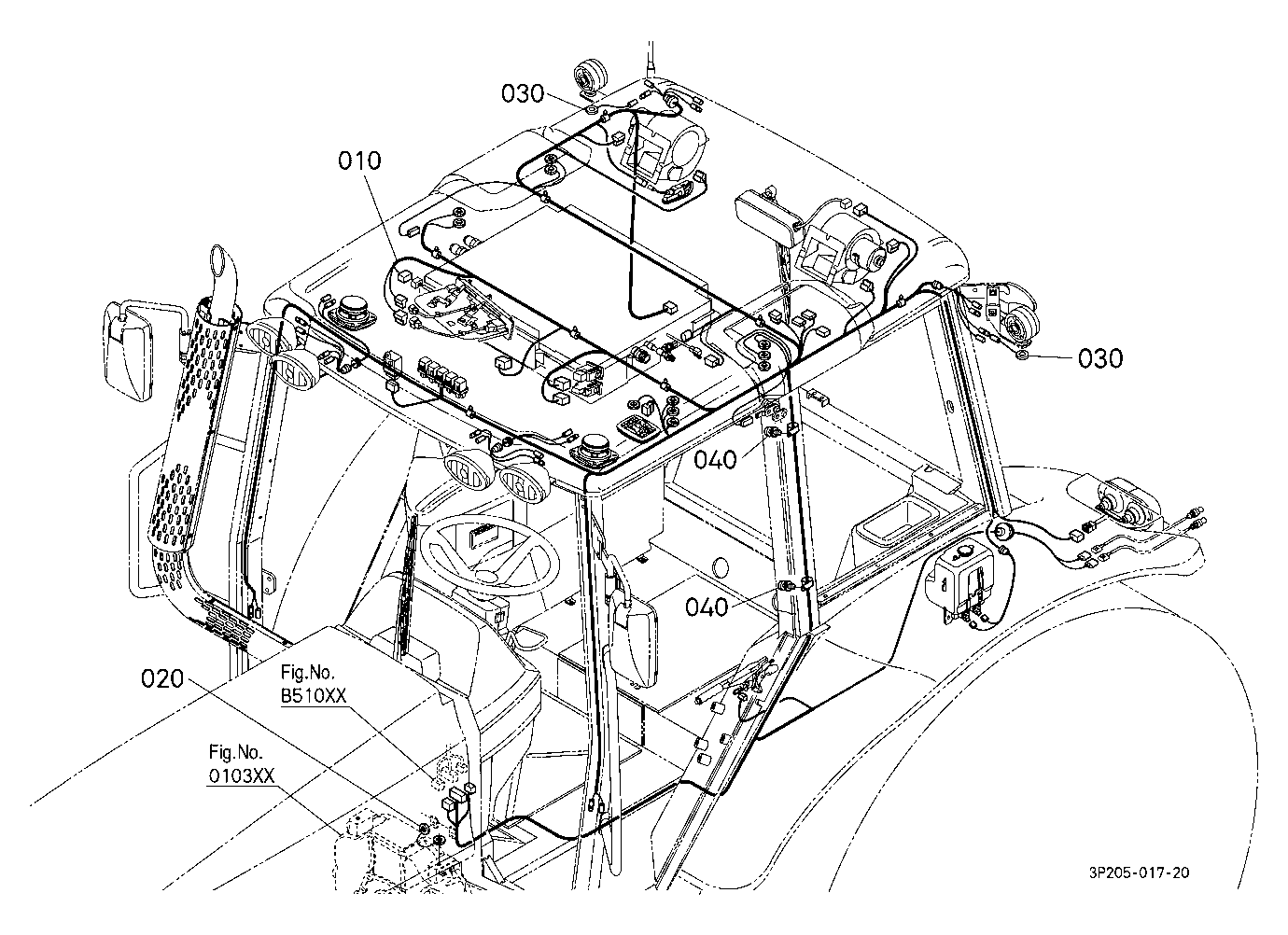Electrical Wiring (Cab) [A]