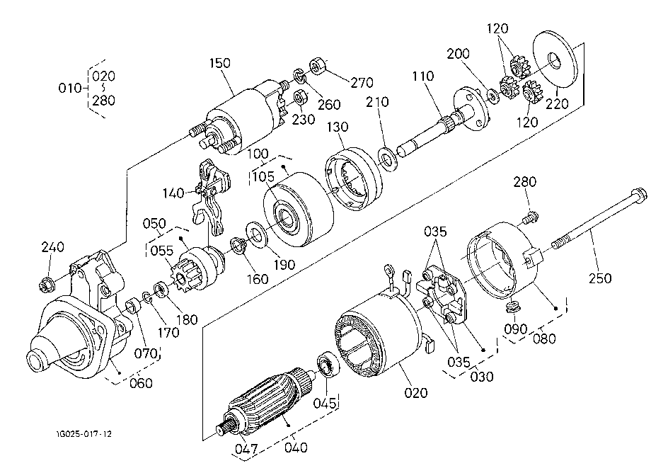 Starter [Component Parts](Not For Reman Unit)