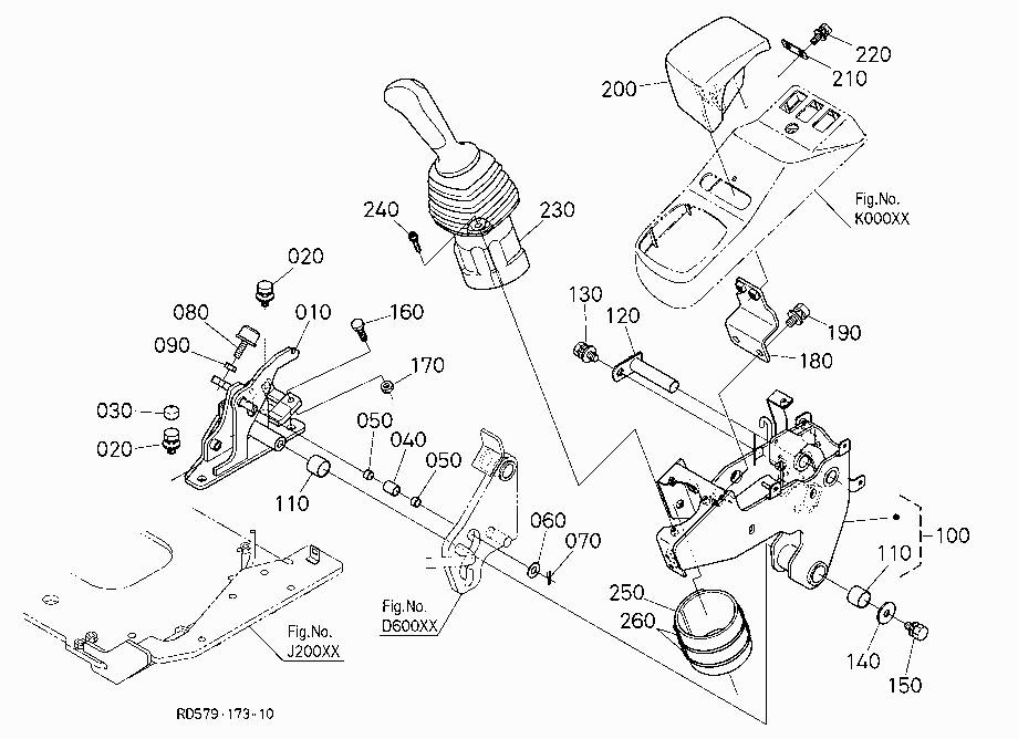 CONTROL LEVER (LEVER LH)